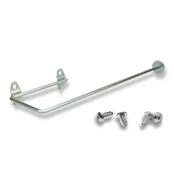 12.25 in. W x 2.25 in. H Zinc Plated Paper Towel Holder Pegboard Hook for DuraBoard or 1/8 in., 1/4 in. Pegboard 1-Pack