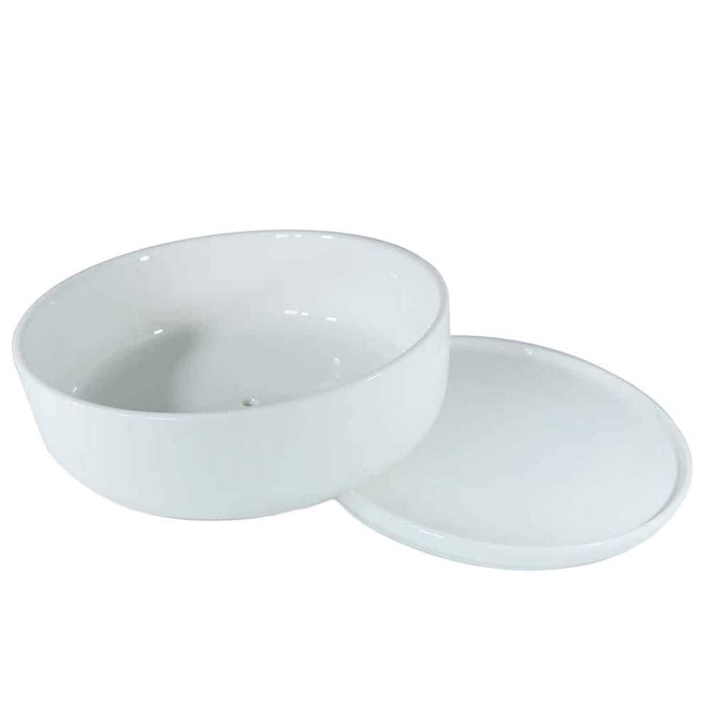 2 qt. (8.0 in. W x 2.8 in. H) Ceramic Planter Pot, Modern Flower Cactus herb Big Planter with Removable Saucer, White price history on PriceWatchPro