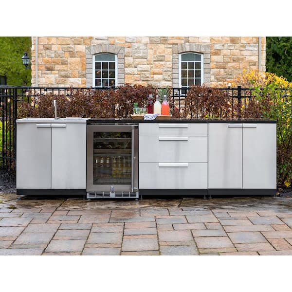 NewAge Products Outdoor Kitchen Stainless Steel 97 W x in