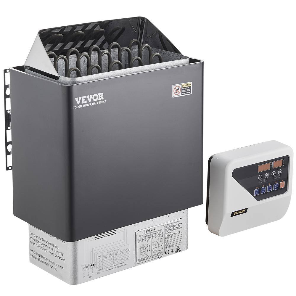VEVOR Sauna Heater 9KW 220Volt Electric Sauna Stove 3Hour Timer Steam