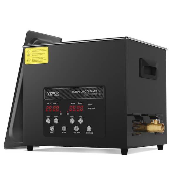10 L Ultrasonic Machine, 240-Watt Digital Ultrasonic Cleaning Machine with Upgraded Degassing and Gentle Mode, 40 kHz