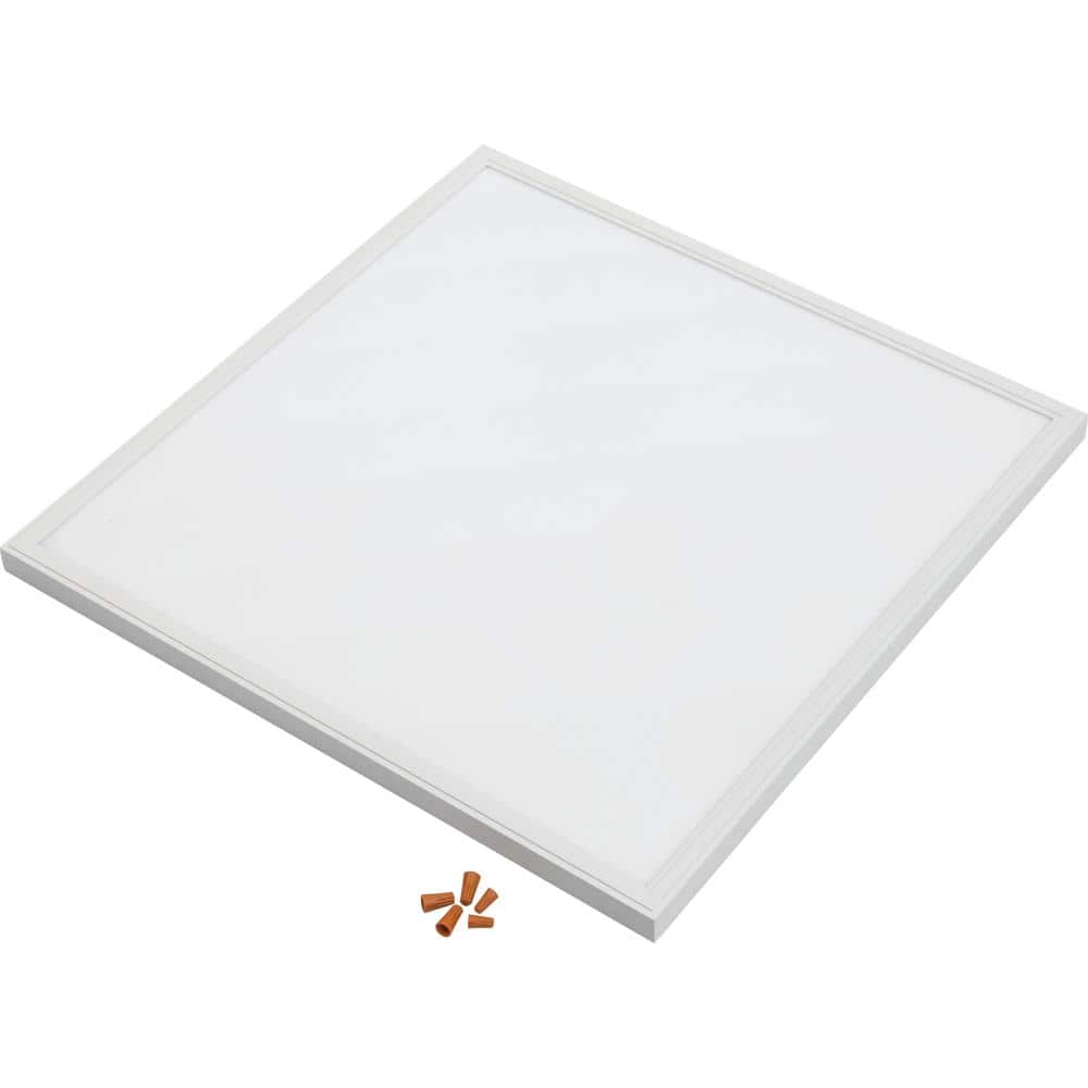 White Aluminum 24" x 24" LED Flat Panel Light