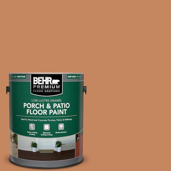 BEHR PREMIUM 1 gal. #PFC-17 Rusty Orange Low-Lustre Enamel Interior/Exterior Porch and Patio Floor Paint