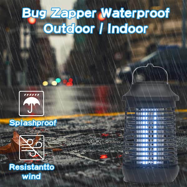  BLACK+DECKER Bug Zapper & Fly Trap-Mosquito Repellent- Gnat  Killer Indoor & Outdoor Electric UV Bug Catcher for Insects- 2 Acre Coverage  for Home, Deck, Garden, Patio Commercial Strength : Patio