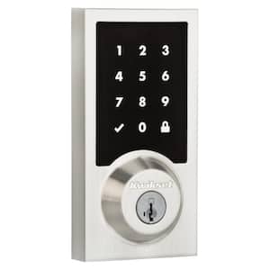SmartCode 916 Zigbee 3.0 Contemporary Touchscreen Satin Nickel Single Cylinder Keypad Electronic Deadbolt w/SmartKey