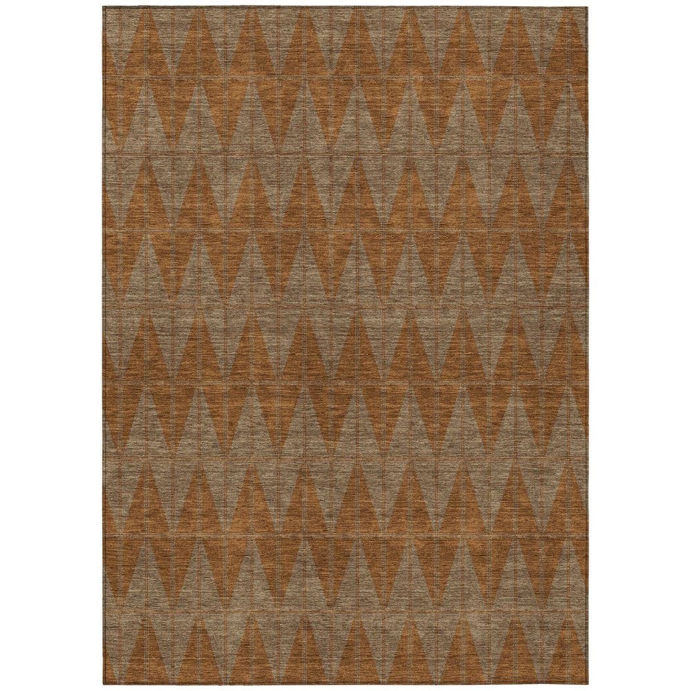 Chantille Machine Washable Indoor/Outdoor Abstract ACN2415 Paprika 10 ft. x 14 ft. Area Rug price history on PriceWatchPro