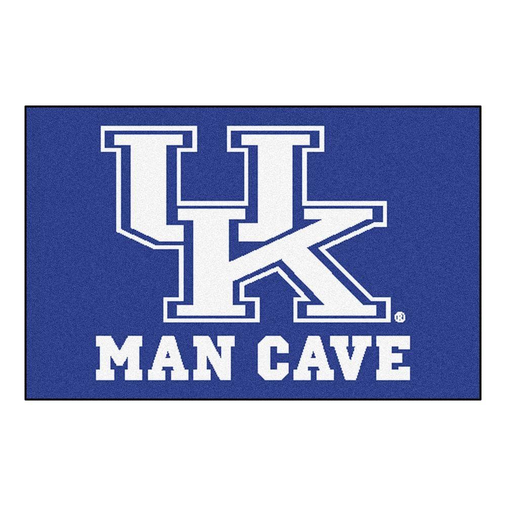 Fanmats University Of Kentucky Blue Man Cave 2 Ft X 3 Ft Area Rug