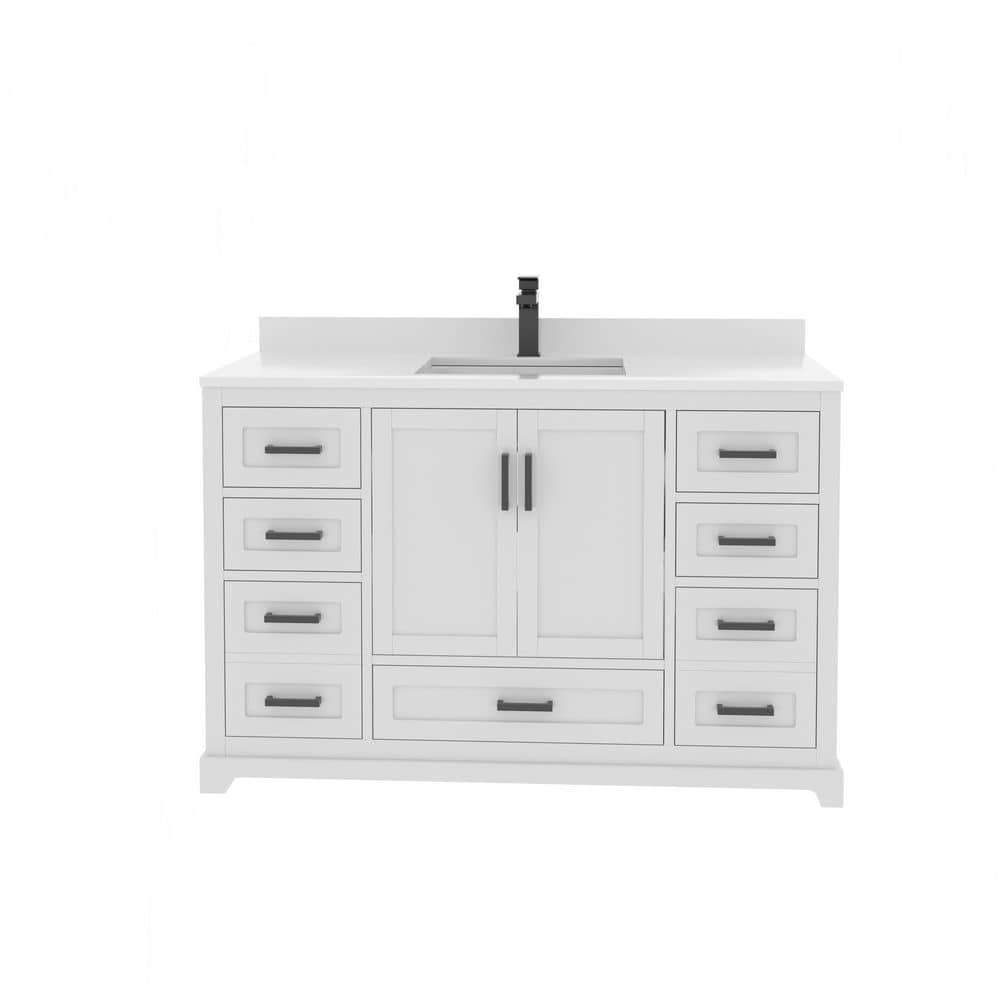 Maya 47 in. Bath Vanity Cabinet without Top in White Assembled price history on PriceWatchPro