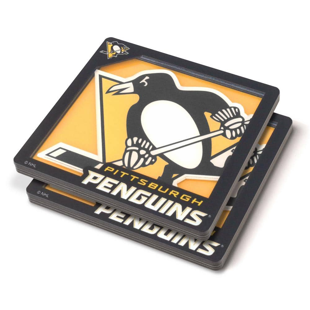 YouTheFan NHL Pittsburgh Penguins 3D Logo Series Coasters 4601631 - The ...