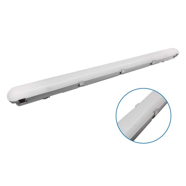 VT3 4 ft. 250-Watt Equivalent Integrated LED White Strip Light Fixture, 4000K VT3 4 ft. 250-Watt Equivalent Integrated LED White Strip Light Fixture, 4000K