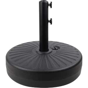 【a.depeche 】IRON UMBRELLA STAND(S) Mondawe 22 lbs. Free Standing Plastic Round Patio Umbrella