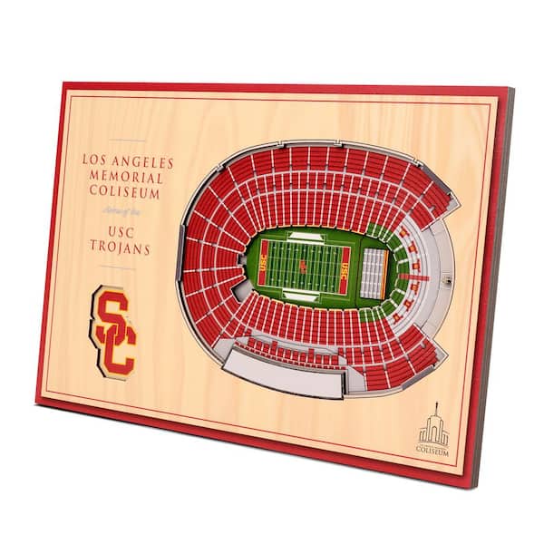 YouTheFan NCAA USC Trojans 3D StadiumViews Desktop Display - Los Angeles Memorial Coliseum