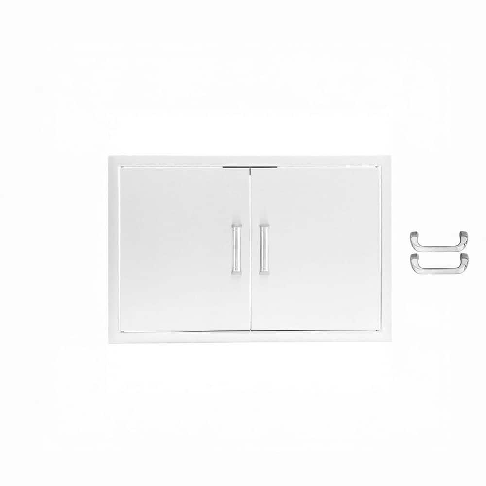 "Signature 260 Series 32"" Stainless Steel Magnetic Double Access Doors for BBQ Grill Island Outdoor Kitchen Storage Unit" price history on PriceWatchPro