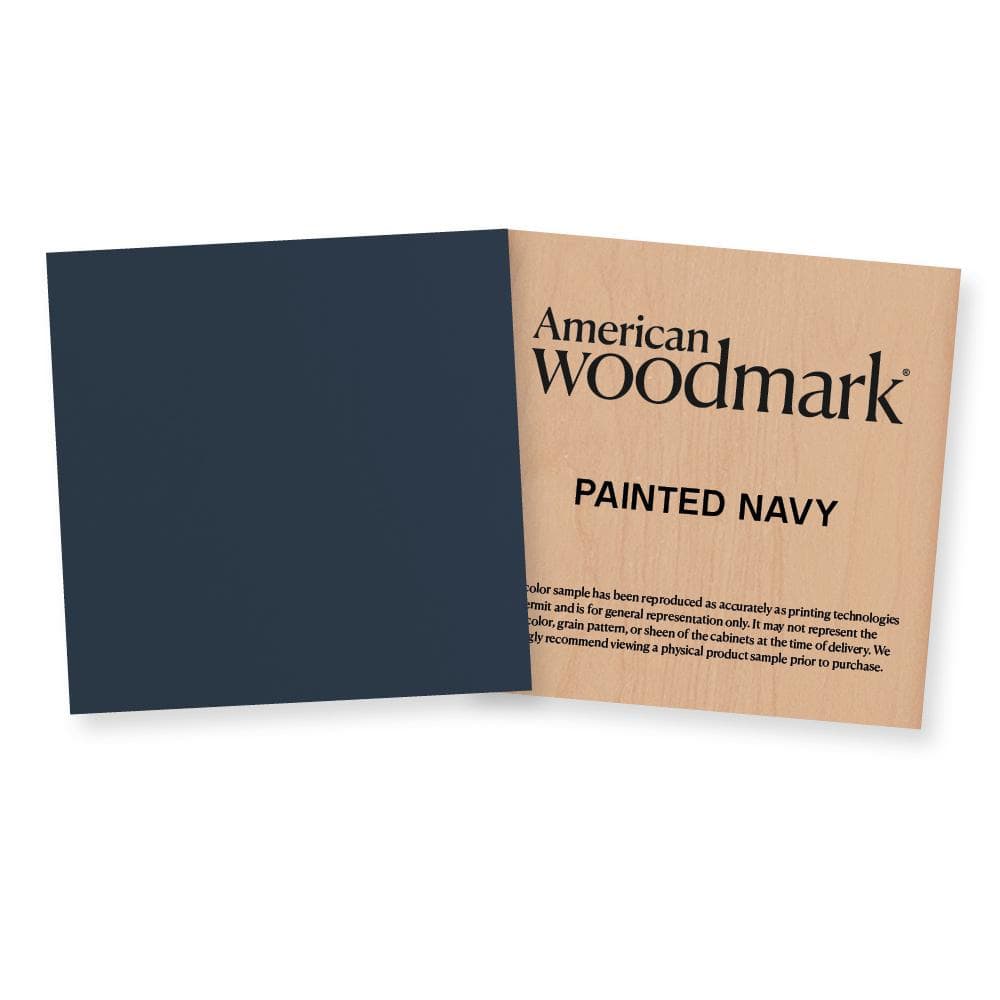 3-3/4-in. W x 3-3/4-in. D Finish Chip Cabinet Color Sample in Painted Navy price history on PriceWatchPro