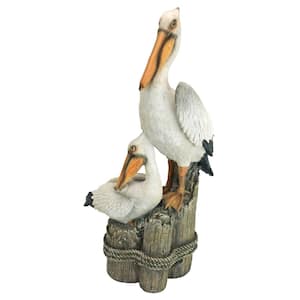 24 in. H Ocean's Perch Pelican Statue