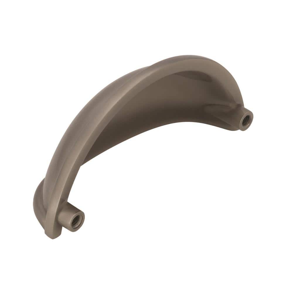 Satin Nickel 3-Inch Traditional Cabinet Cup Pull