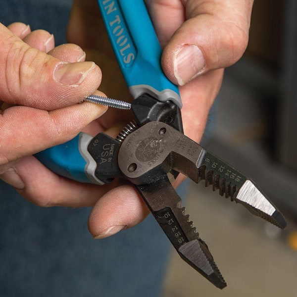 Wire Stripper, Side Cutting Pliers, and Long Nose Pliers Tool Set