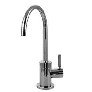 Premium Contemporary Single-Handle Instant Cold-Water Dispenser Faucet in Polished Chrome