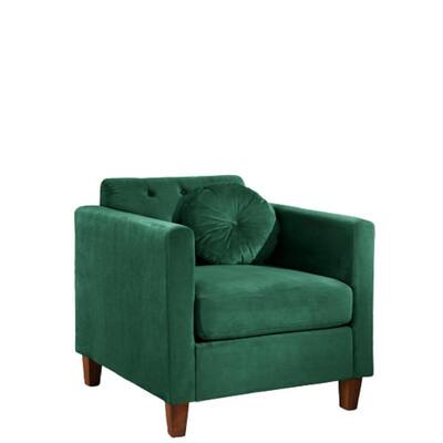 dfs velvet armchair