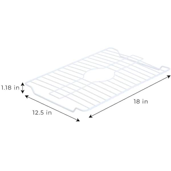 Silicone Sink Mat, Kitchen Sink Protector Folding Heat Resistant Non-slip  For Bottom Of Farmhouse Stainless Steel Porcelain Sink, 13.5 X 13.5''  (purpl