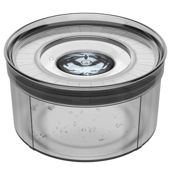 Unbranded 1 Gal No Spill Dog Water Bowl 3.8 L Large Capacity BPA-Free Anti-Splash Anti-Digging Design Non-Slip Base