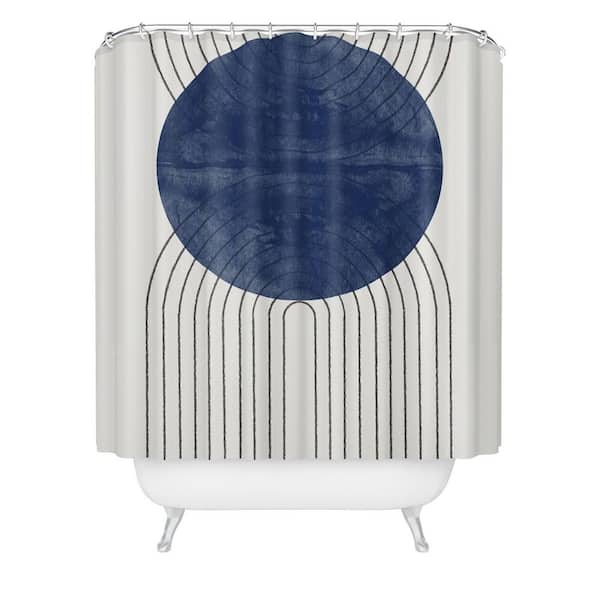 DenyDesigns. TMSbyNight Blue Perfect Balance Shower Curtain