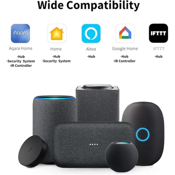 Aqara Smart Hub M2 (2.4 GHz Wi-Fi Required), Smart Home Bridge for