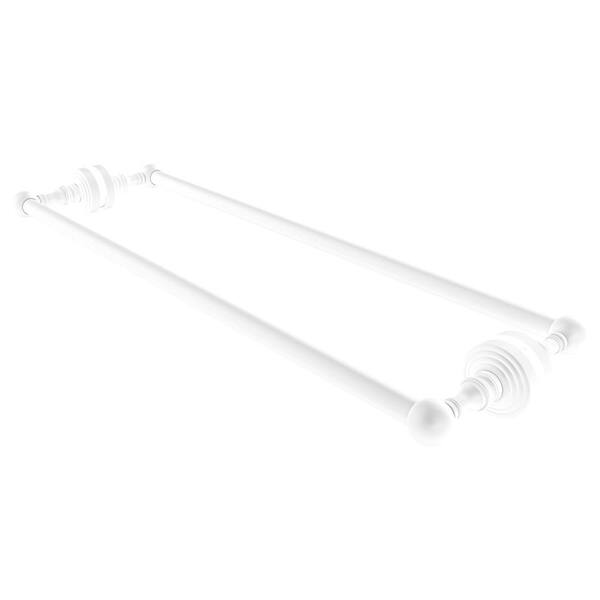 Allied Brass Waverly Place 24 in. Back to Back Shower Door Handle Towel