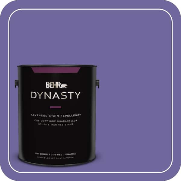 BEHR DYNASTY 1 gal. #630B-7 Pandora Eggshell Enamel Interior Stain-Blocking Paint & Primer