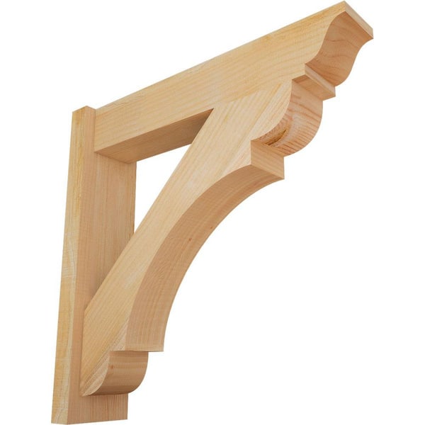 Ekena Millwork 6 in. x 26 in. x 26 in. Douglas Fir Olympic Traditional Rough Sawn Outlooker