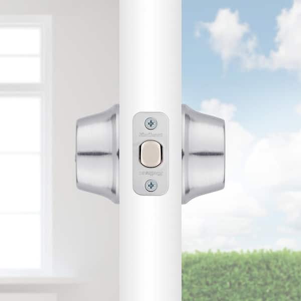 665 Satin Chrome Double Cylinder Deadbolt featuring SmartKey Security