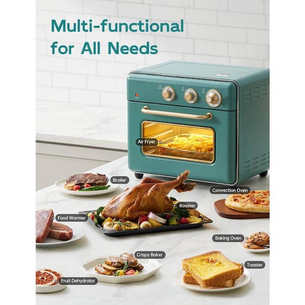 Lynzavix 21 Qt. Stainless Steel Toaster Oven with Air Fryer