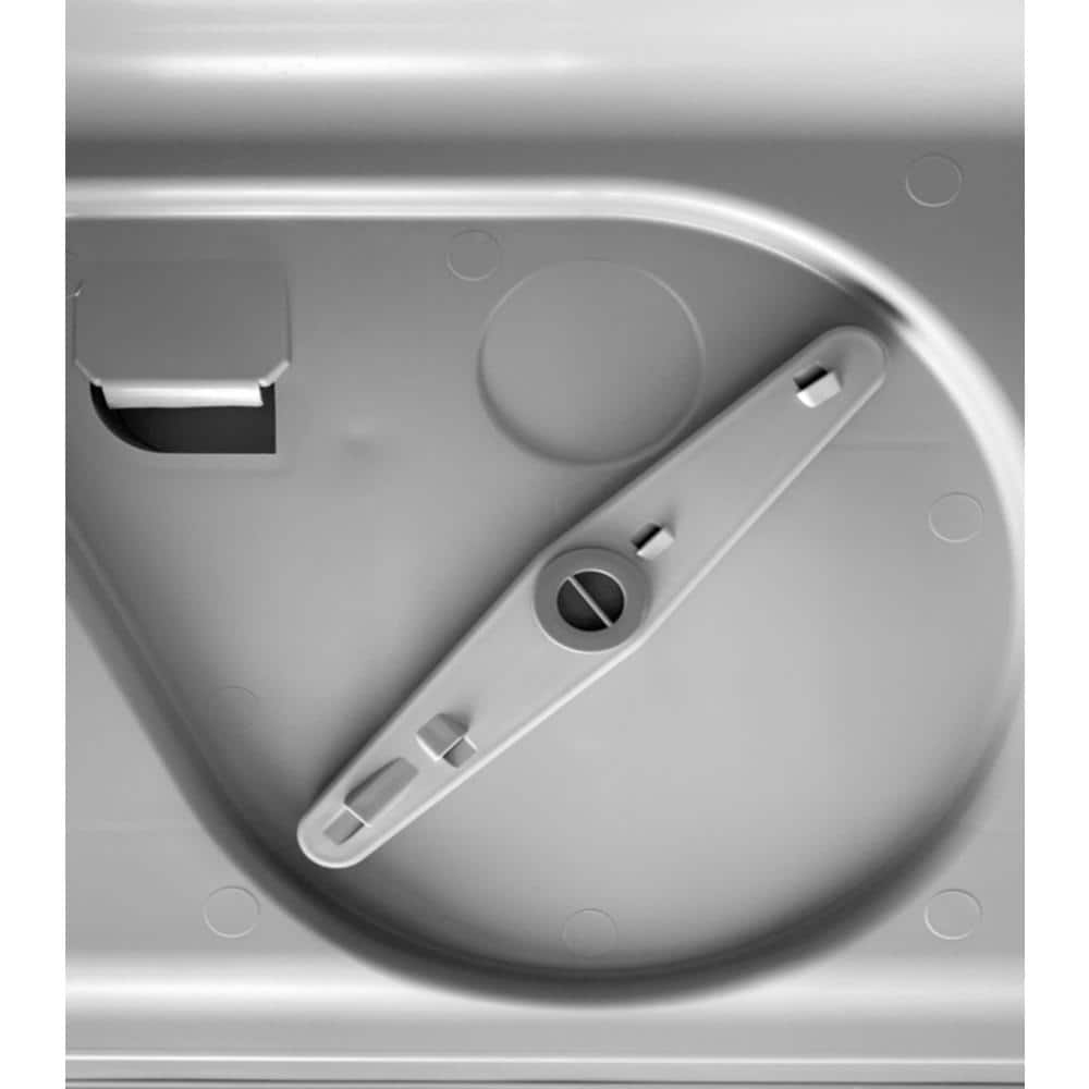 White Compact Countertop Dishwasher with Digital Display
