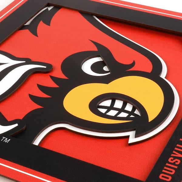 University Louisville Cardinal Logos Sticker