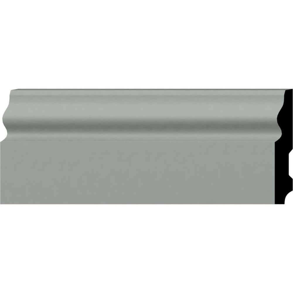 Architectural Primed Gray Polyurethane Baseboard Moulding