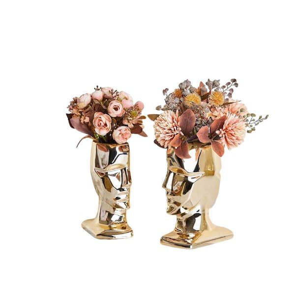 Gold Ceramic Bookend