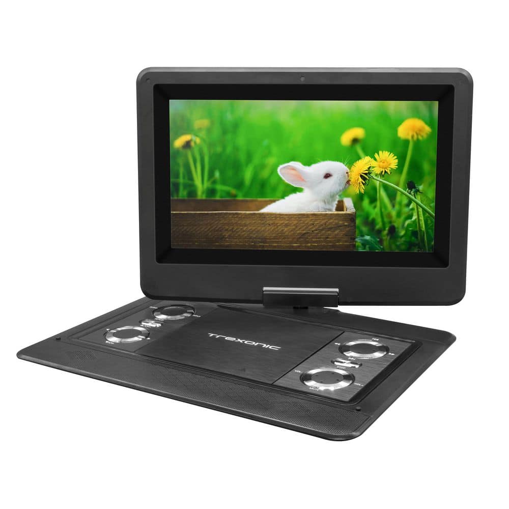 Trexonic 12.5 Inch 1080p Portable TV Player with Color TFT LED Screen and USB/HD/AV Inputs