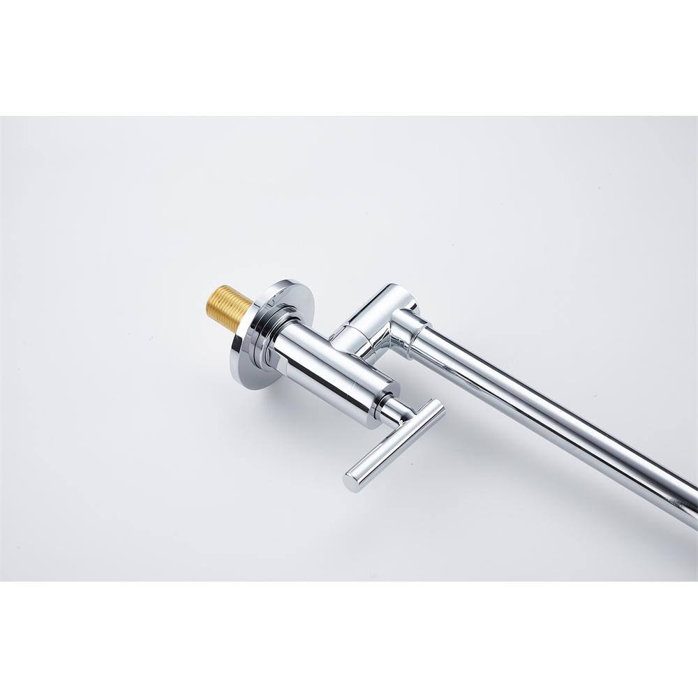 Chrome Wall Mount Folding Kitchen Pot Filler Faucet
