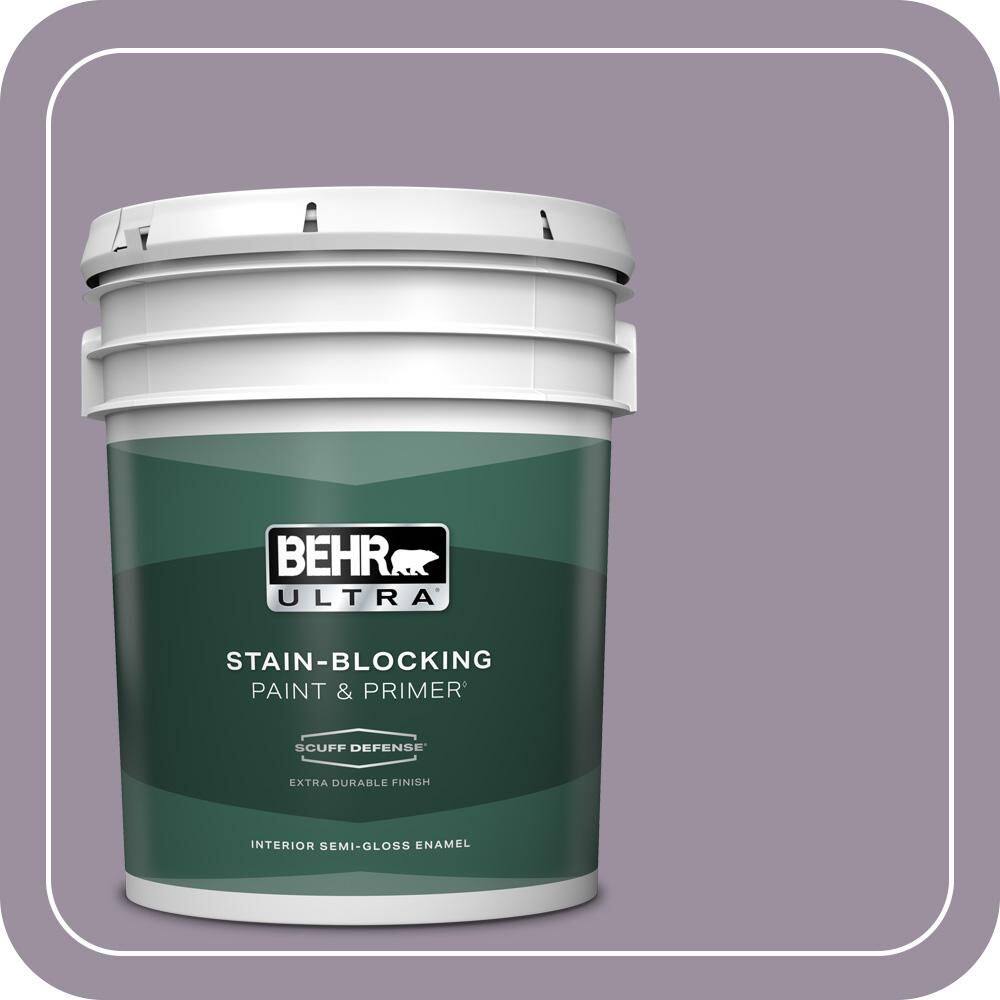 5 gal. #PPU16-13 Duchess Lilac Extra Durable Semi-Gloss Enamel Interior Paint & Primer price history on PriceWatchPro