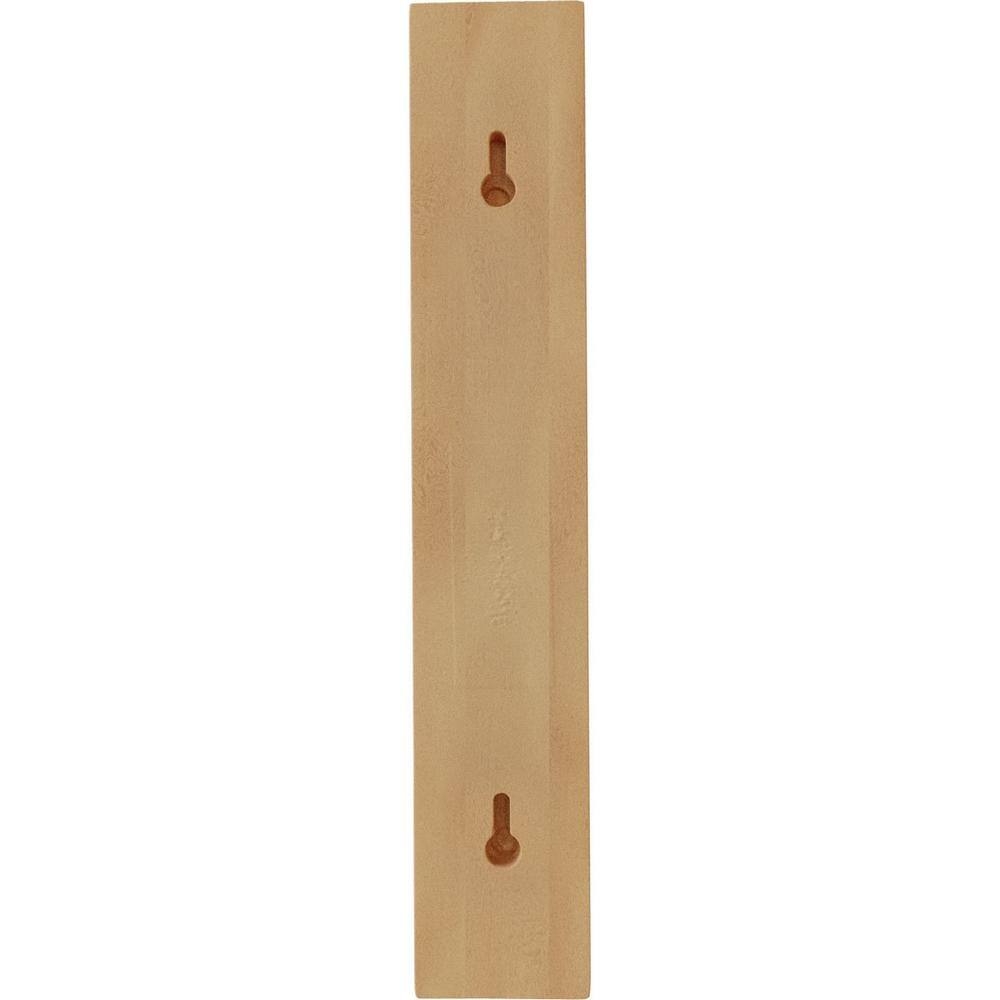 Red Oak 14.25" Hand-Carved Shelf Bracket