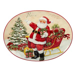 Holiday Wishes by Susan Winget 16.5 in. Oval Platter