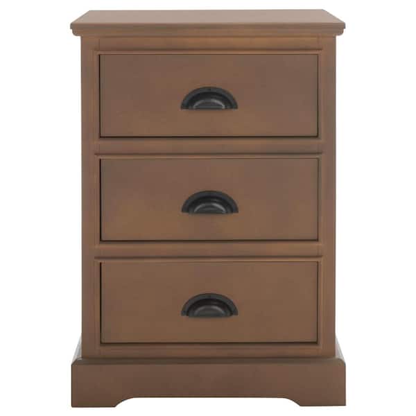 SAFAVIEH Griffin Light Brown Storage Side Table