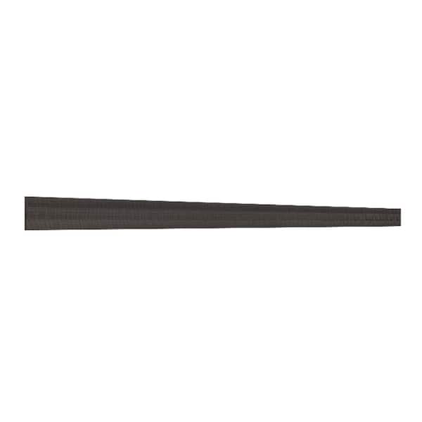 LIFEART CABINETRY Valencia Series 96 in. W x 0.75 in. D x 4.5 in. H in Chateau Brown Plywood Toe Kick