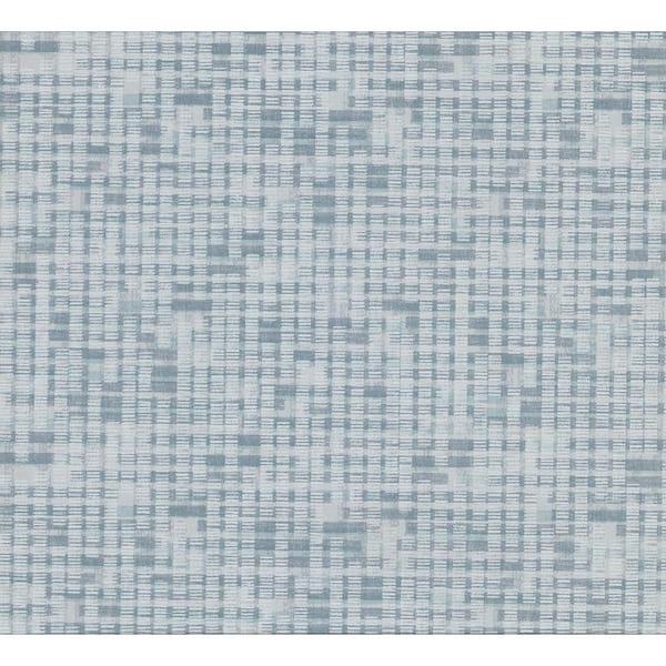 Brewster Clarice Slate Distressed Faux Linen Wallpaper Sample