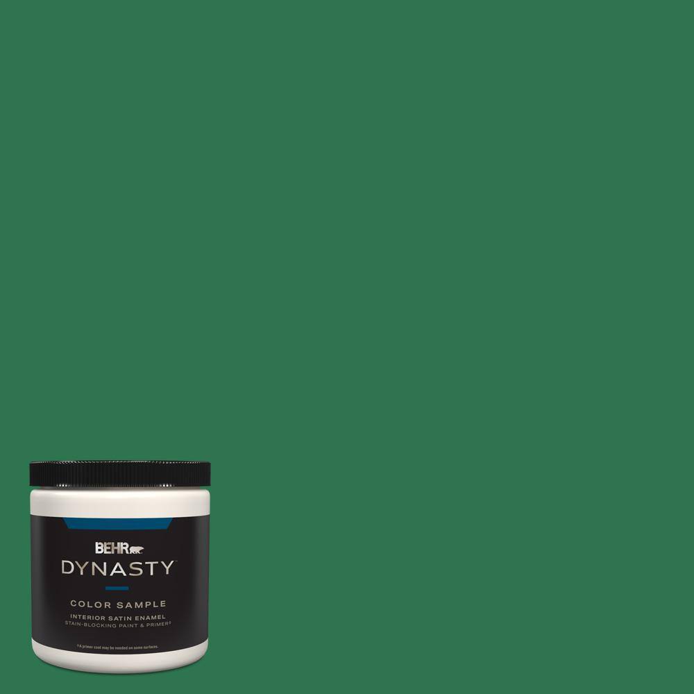 BEHR DYNASTY 8 oz. P4207 Crown Jewel Satin Enamel StainBlocking