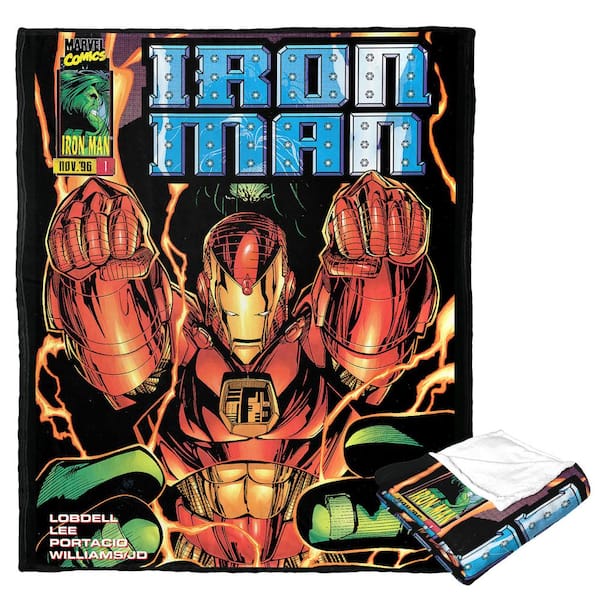 Iron Man Hands Silk Touch Multi Colored Throw Blanket