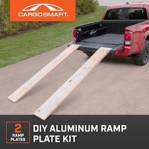 12 in. Aluminum Truck Loading Ramp Plate Kit (Includes 2 Ramp Plates)