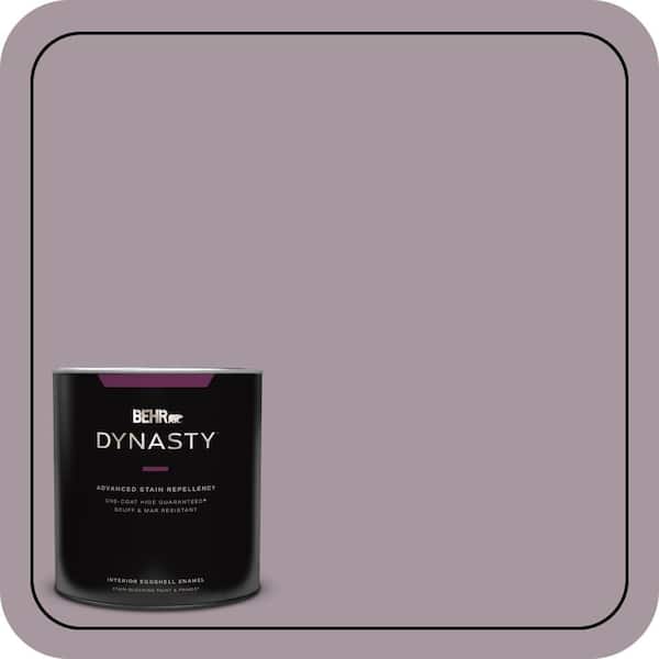 BEHR DYNASTY 1 qt. #N110-3 Fig Preserves One-Coat Hide Eggshell Enamel Interior Stain-Blocking Paint and Primer