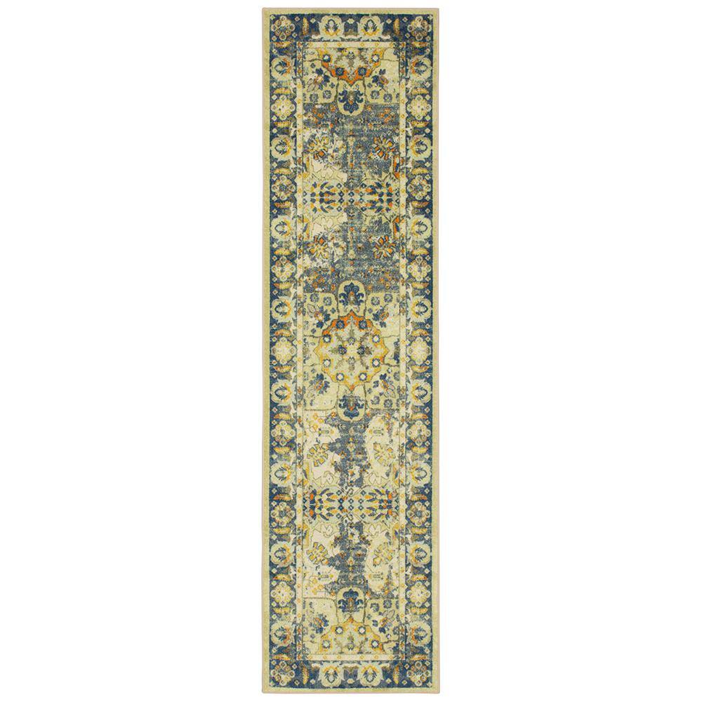 Mohawk Home Sevan Gold 2 ft. x 8 ft. Oriental Runner Rug 146588 - The ...