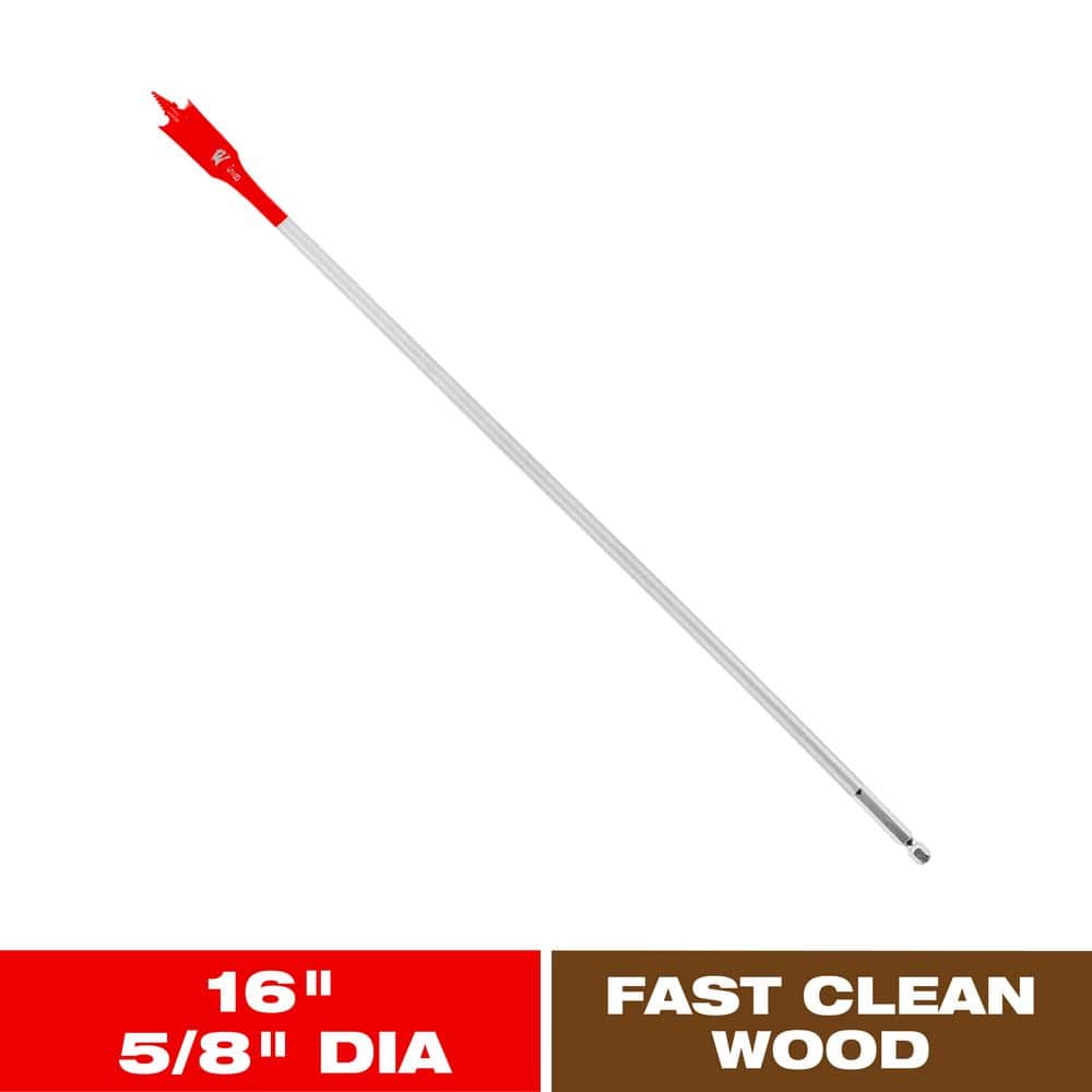 5/8 in. x 16 in. SPEEDemon High Speed Steel Spade Drill Bit (1-Piece) price history on PriceWatchPro